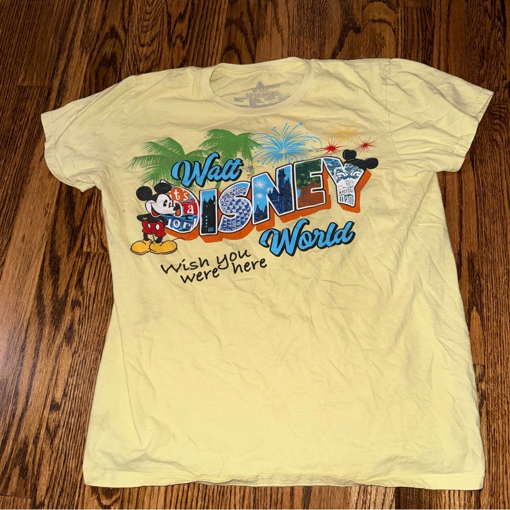 Walt Disney World Mickey Graphic Tee - Light Yellow